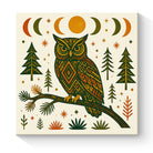 Geometric Animal Canvas Wall Art Southwestern Rustic Wood Decor Gift