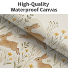 Watercolor Woodland Animal Framed Canvas Wall Art Nursery Decor Gift