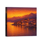 Sunset Coastal Canvas Wall Art Collection Rustic Framed Home Decor Gift
