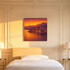 Sunset Coastal Canvas Wall Art Collection Rustic Framed Home Decor Gift