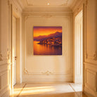 Sunset Coastal Canvas Wall Art Collection Rustic Framed Home Decor Gift