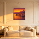 Sunset Coastal Canvas Wall Art Collection Rustic Framed Home Decor Gift