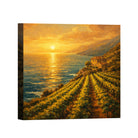 Mediterranean Sunset Canvas Art Collection Rustic Framed Home Decor Gift Series 1