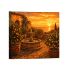 Mediterranean Sunset Canvas Art Collection Rustic Framed Home Decor Gift Series 2