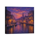 Sunset Landscape Canvas Wall Art Rustic Framed Home Decor Gift