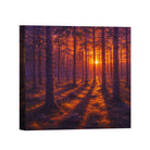 Sunset Landscape Canvas Wall Art Rustic Framed Home Decor Gift