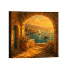 Coastal Sunset Canvas Art Collection Rustic Framed Home Decor Gift