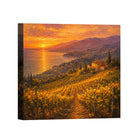 Coastal Sunset Canvas Art Collection Rustic Framed Home Decor Gift