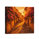 Mediterranean Sunset Canvas Art Collection Rustic Framed Home Decor Gift