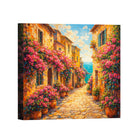 Mediterranean Sunset Canvas Art Collection Rustic Framed Home Decor Gift