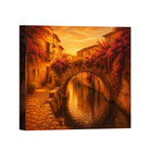 Mediterranean Sunset Canvas Art Collection Rustic Framed Home Decor Gift