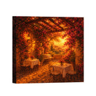 Mediterranean Sunset Canvas Art Collection Rustic Framed Home Decor Gift