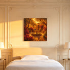 Tuscan Sunset Canvas Art Collection Rustic Framed Home Decor Gift