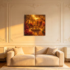 Tuscan Sunset Canvas Art Collection Rustic Framed Home Decor Gift