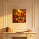 Tuscan Sunset Canvas Art Collection Rustic Framed Home Decor Gift