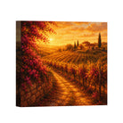 Tuscan Sunset Canvas Art Collection Rustic Framed Home Decor Gift