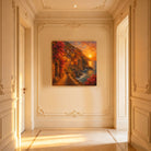 Mediterranean Sunset Canvas Art Collection Rustic Framed Decor Gift