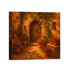 Mediterranean Sunset Canvas Art Collection Rustic Framed Decor Gift
