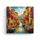 Mediterranean Sunset Landscape Canvas Art Collection Rustic Framed Home Decor Gift
