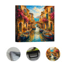 Mediterranean Sunset Landscape Canvas Art Collection Rustic Framed Home Decor Gift