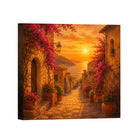 Mediterranean Sunset Canvas Art Collection Rustic Framed Home Decor Gift Series 1