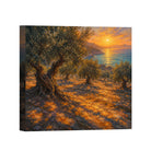Mediterranean Sunset Canvas Art Collection Rustic Framed Home Decor Gift Series 1