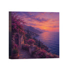 Mediterranean Sunset Canvas Art Collection Rustic Framed Home Decor Gift Series 1