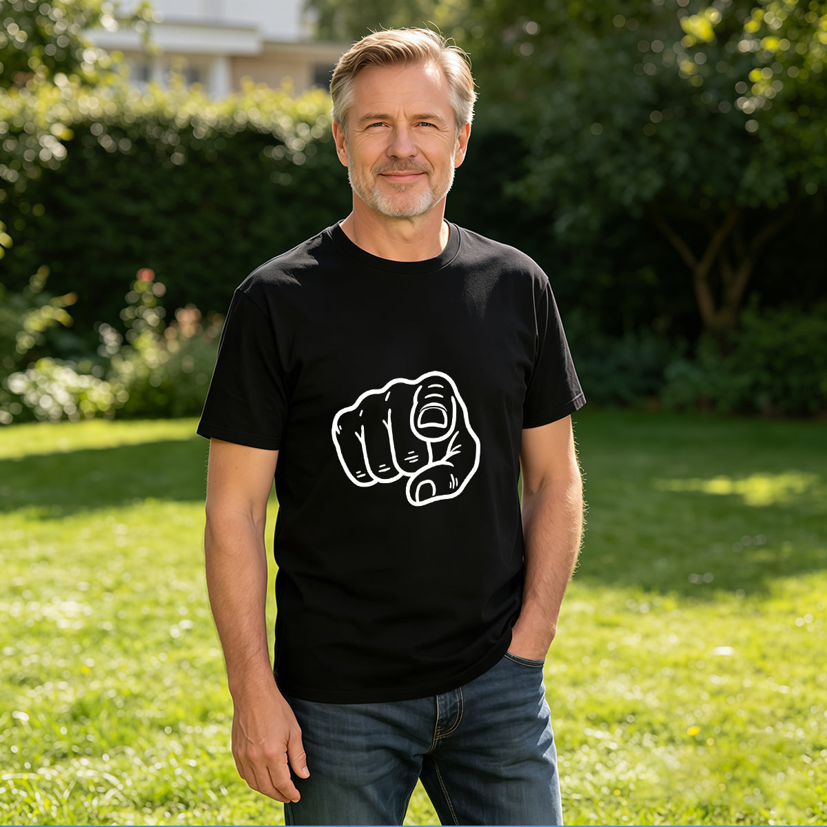 Men's Cotton T-shirt Funny Coffee Doodle Minimalist 100% Cotton Daily Wear