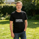 Men's Cotton Slogan Graphic Short Sleeve Crew Neck T-Shirt for Casual Daily Wear