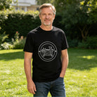 Men's Premium Cotton Master of Dad Jokes Graphic T-Shirt Casual Humor Tee