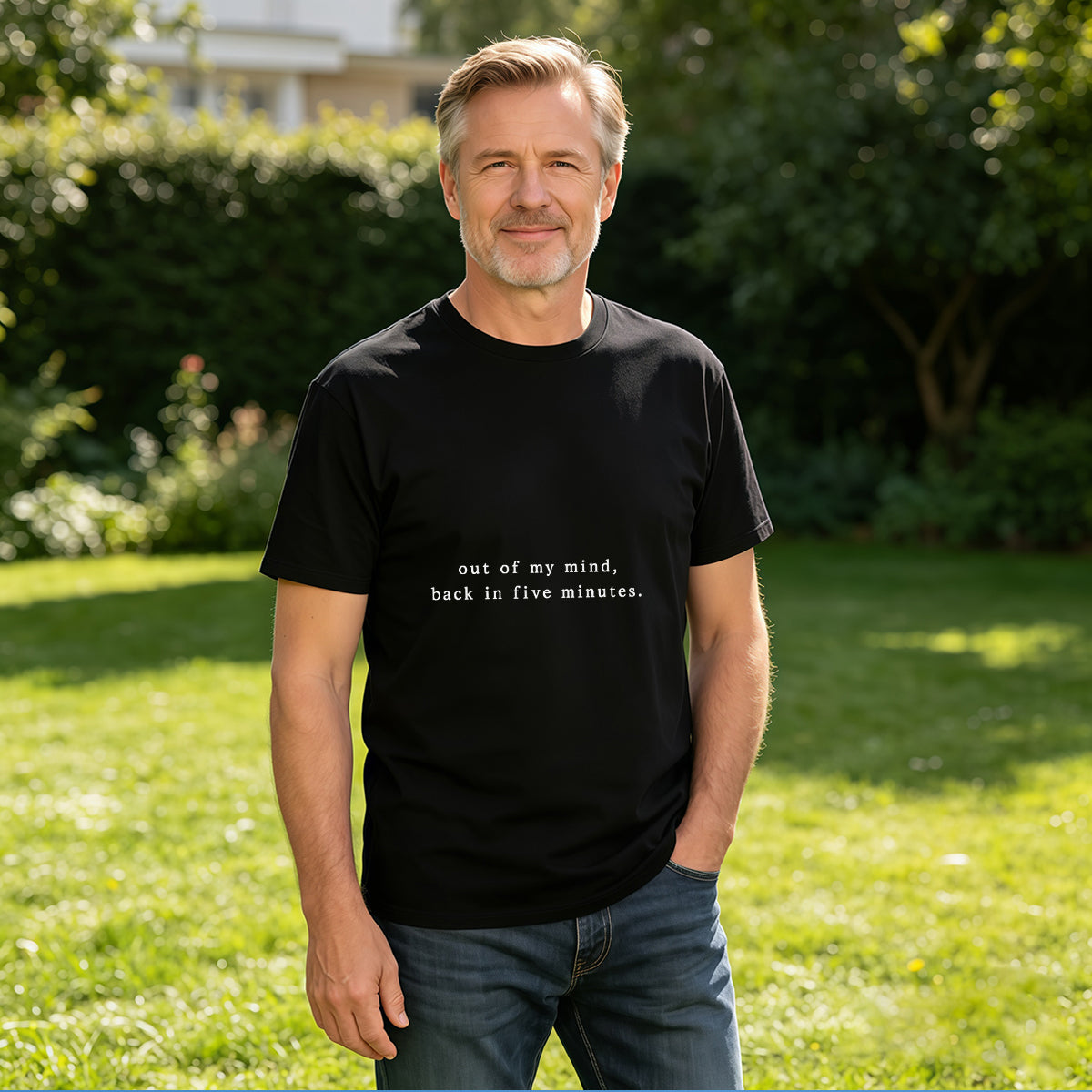 Men's Premium Cotton Sarcastic Slogan Graphic T-Shirt for Casual Daily Wear