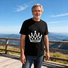 Men's Cotton T-shirt Funny Coffee Doodle Minimalist 100% Cotton Daily Wear