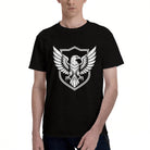 Men's Premium Cotton Minimalist Master of Tasks Graphic T-Shirt Casual Everyday Crew Neck Tee