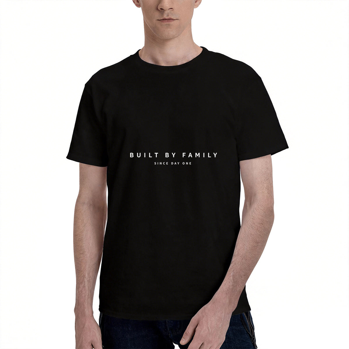 Men's Cotton I'm Telling Dad Jokes Classically Graphic T-Shirt for Father's Day Casual Wear