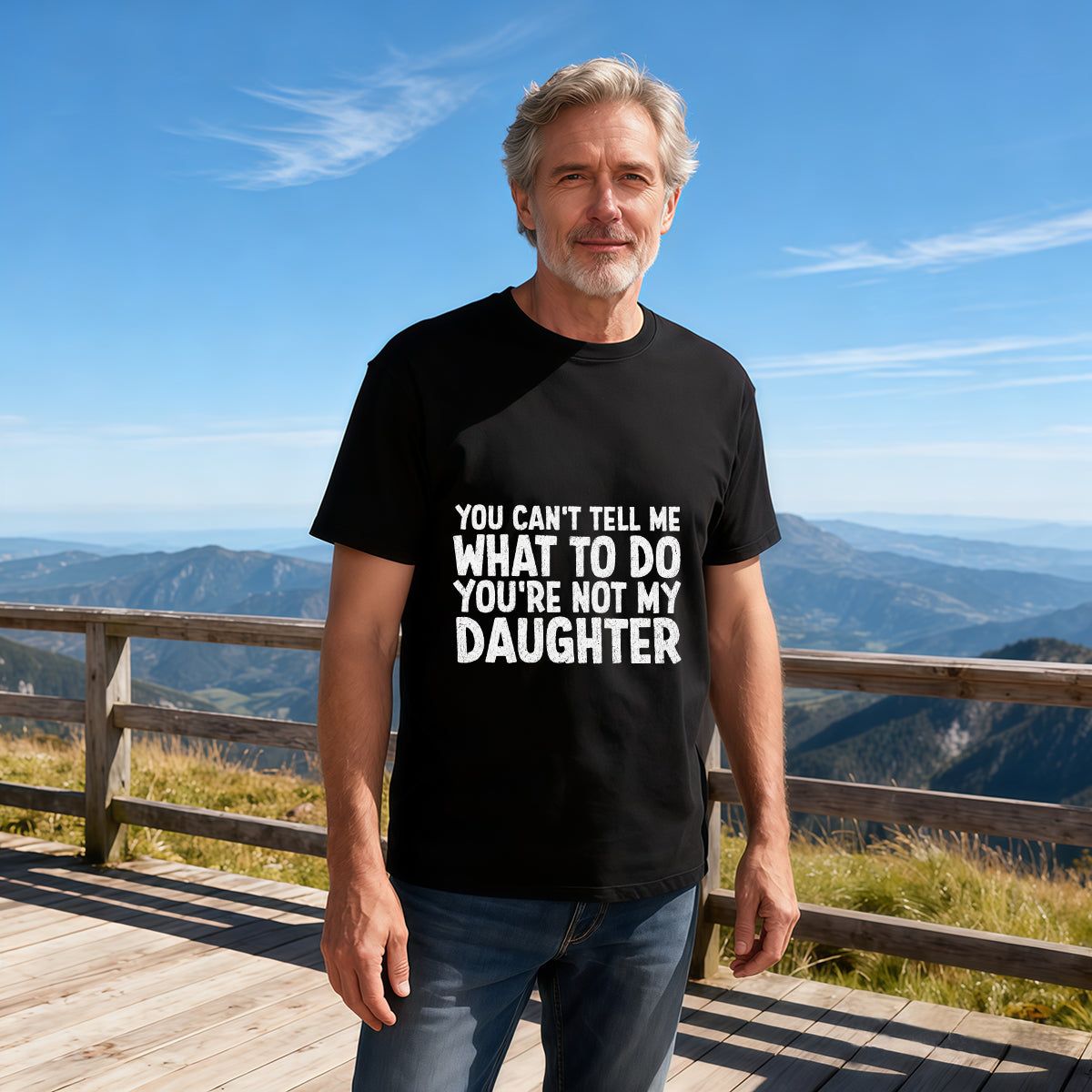 Men's Premium Cotton Sarcastic Grandfather Quote Graphic T-Shirt Casual Daily Wear