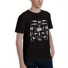 Men's Premium Cotton SOLVE Letter Print Crew Neck T-Shirt for Casual Daily Wear