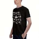 Men's Premium Cotton SOLVE Letter Print Crew Neck T-Shirt for Casual Daily Wear
