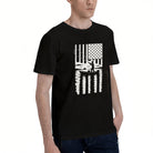 Men's Premium Cotton SOLVE Letter Print Crew Neck T-Shirt for Casual Daily Wear