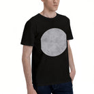 Men's Cotton Father and Daughters Heart Graphic T-Shirt Casual Family Everyday Tee