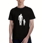 Men's Premium Cotton Minimalist Golf Flag Graphic Crew Neck T-Shirt for Casual Sportswear