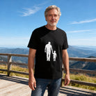 Men's Premium Cotton Minimalist Golf Flag Graphic Crew Neck T-Shirt for Casual Sportswear