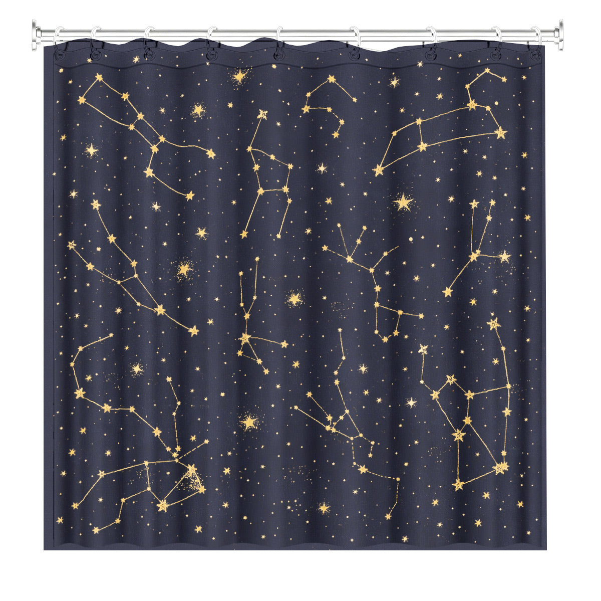 Celestial Sun Moon Dreamcatcher Shower Curtain Vintage Galaxy Bath Decor