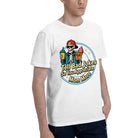 Men's Cotton Sleeps With Socks On Funny Graphic T-Shirt Casual Short Sleeve Tee