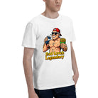 Men's Premium Cotton Cool Dad No Cap Graphic T-Shirt Casual Summer Tee