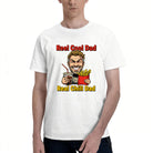 Men's Cotton Reel Cool Dad Graphic T-Shirt Casual Father's Day Gift Summer Tee