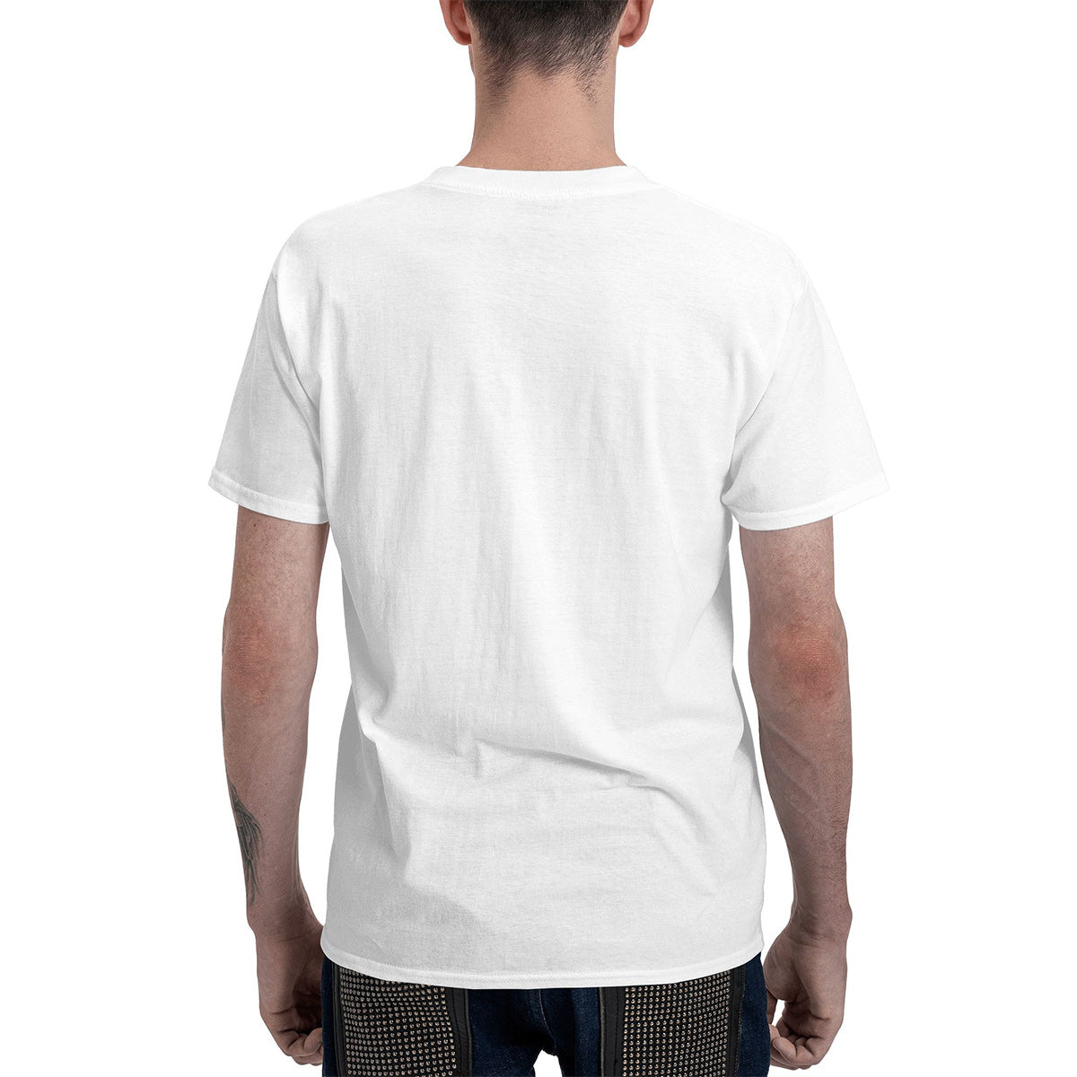 Men's Premium Cotton Cool Dad No Cap Graphic T-Shirt Funny Summer Casual Tee