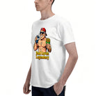 Men's Premium Cotton Cool Dad No Cap Graphic T-Shirt Funny Summer Casual Tee