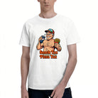 Men's Premium Cotton Dad Tax Funny Graphic T-Shirt Casual Short Sleeve Summer Tee