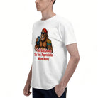 Men's Premium Cotton Bigfoot Dad Joke Graphic T-Shirt Funny Humor Casual Crew Neck Tee