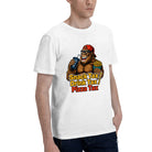 Men's Premium Cotton Snack Tax Gorilla Graphic T-Shirt Funny Casual Crew Neck Tee